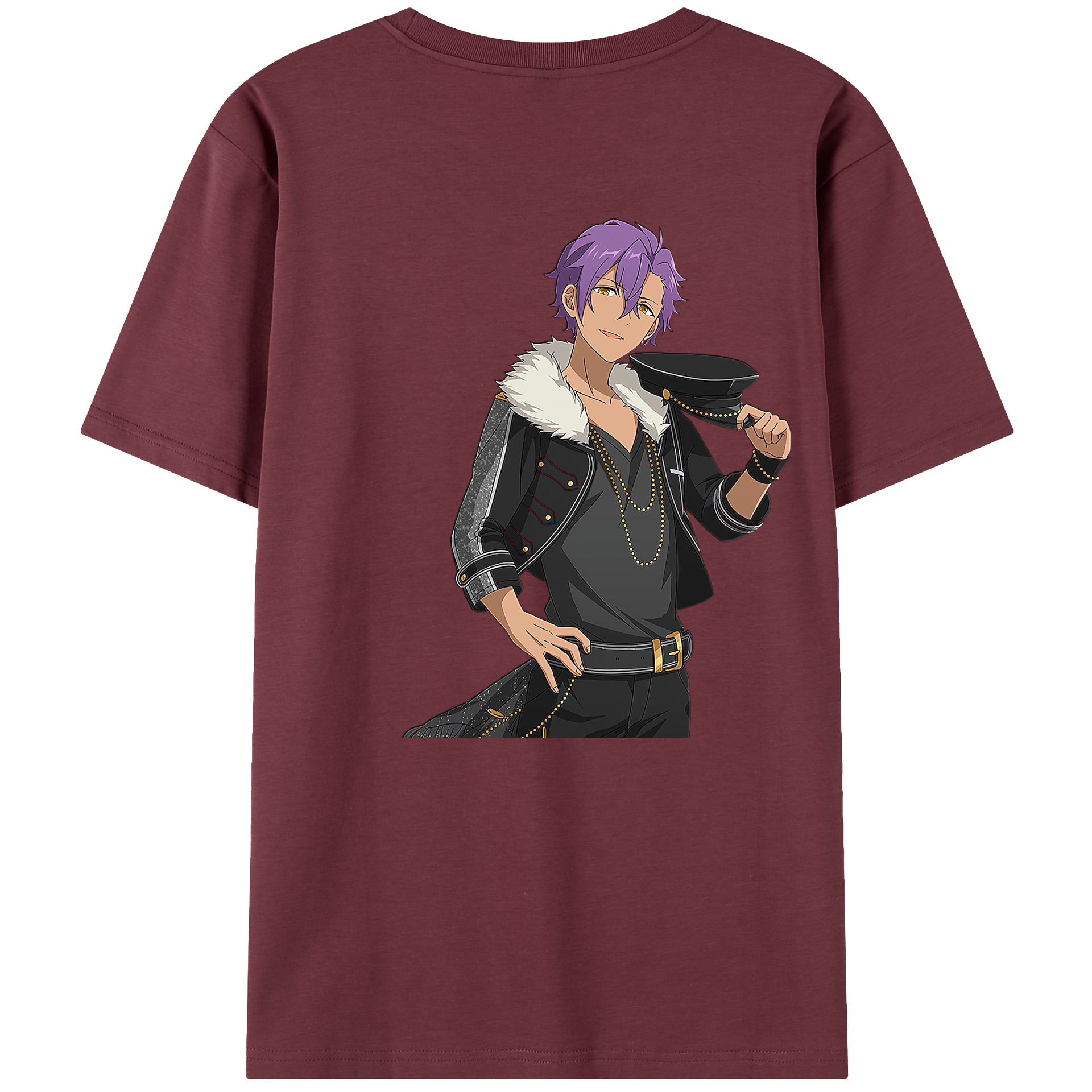 （画像用） あんさんぶるスターズ! Ensemble Stars 綿100％半袖Tシャツ（背面プリント）
